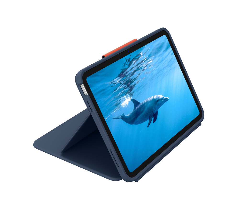 Logitech 920-011191 toetsenbord voor mobiel apparaat QWERTZ Duits Smart Connector Blauw - Afbeelding 2