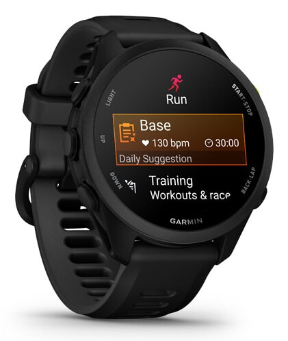 Garmin Forerunner 70 3,05 cm (1.2") AMOLED 30 mm Digitaal 390 x 390 Pixels Touchscreen Zwart GPS - Afbeelding 6