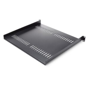 StarTech.com 1U Server Rack Schap - Universele Geventileerde Rack Mount Cantilever Shelf voor 19" Netwerk Kast & Apparatuur - He