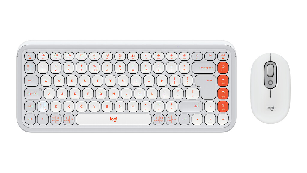 Logitech 920-013141 toetsenbord Inclusief muis Universeel Bluetooth QWERTY US International Wit