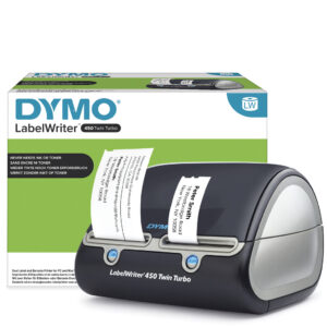 DYMO LabelWriter 450 Twin Turbo-labelmaker | Directe thermische labelprinter | Snel afdrukken van labels, barcodes en meer | Com