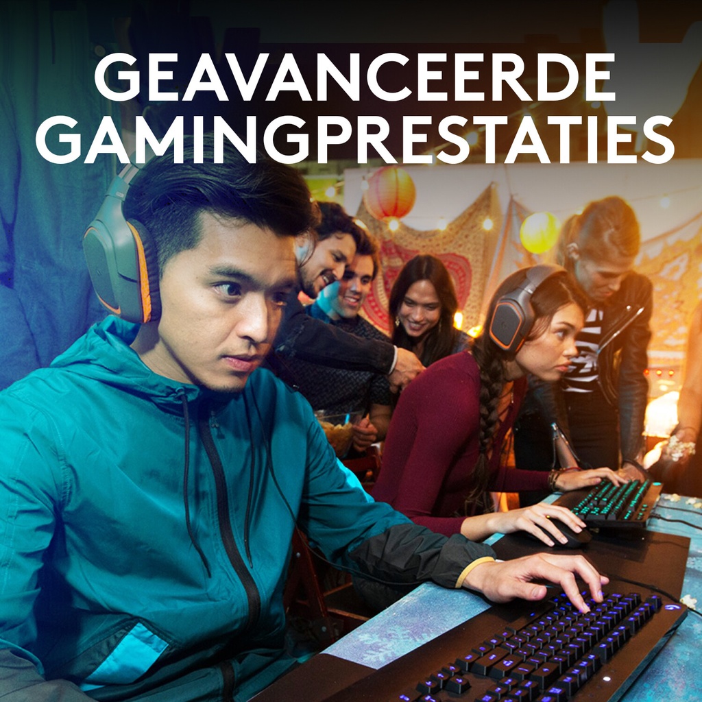 Logitech G G213 Prodigy toetsenbord Gamen USB QWERTY US International Zwart - Afbeelding 12