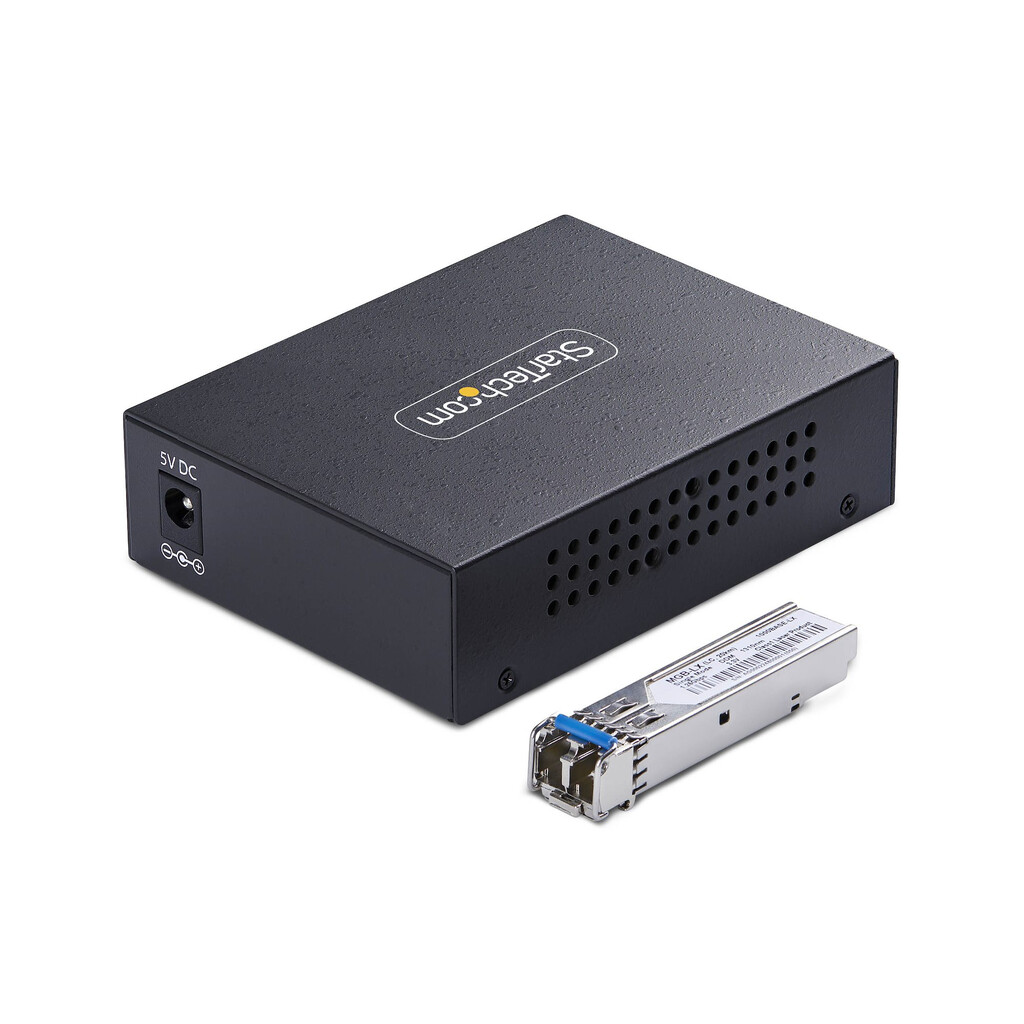 StarTech.com MCM1110SMLC20 netwerk media converter 2000 Mbit/s 1310 nm Single-mode Zwart - Afbeelding 2