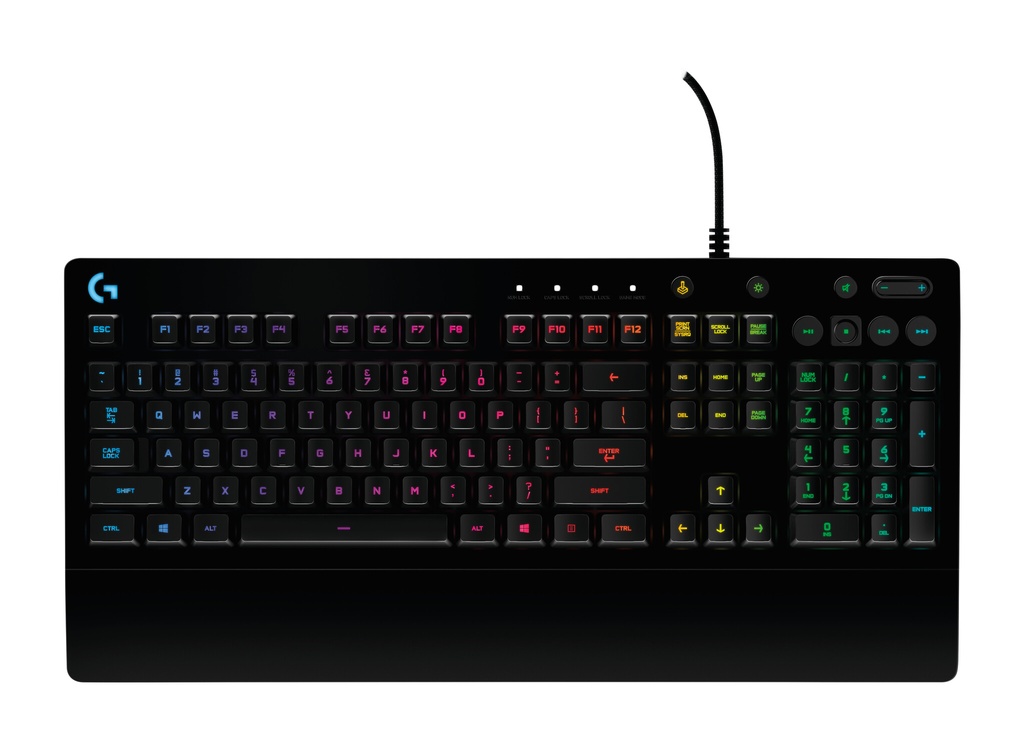 Logitech G 920-008087 toetsenbord Gamen USB QWERTZ Duits Zwart - Afbeelding 14