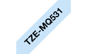 Brother TZEMQ531 labelprinter-tape Zwart op blauw TZe