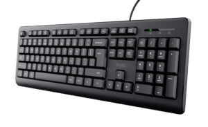 Trust TK-150 Toetsenbord - Bedraad toetsenbord – QWERTY US-indeling – Full-size toetsenbord – Business Model - Zwart