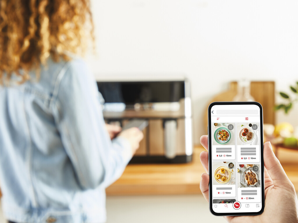 Tefal Dual Easy Fry & Grill Easy Fry & Grill Dual EY905D air fryer met dubbele lades - 8 programma's - 5,2 L + 3,1 L - Afbeelding 17