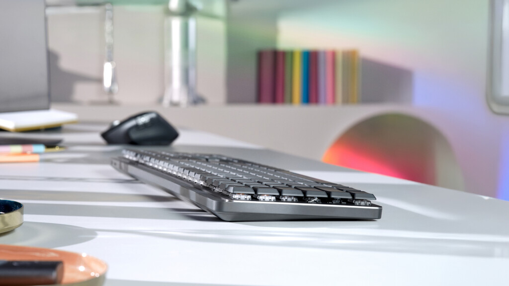 Logitech Master 920-010758 toetsenbord Kantoor RF-draadloos + Bluetooth QWERTY US International Grafiet - Afbeelding 5
