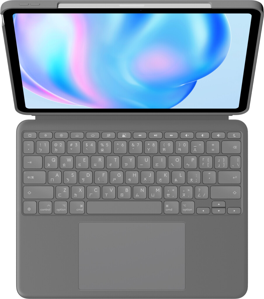 Logitech Combo Touch QWERTZ Zwitsers Smart Connector Grijs - Afbeelding 11
