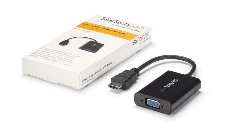 StarTech.com HDMI naar VGA video adapter / converter met audio voor desktop PC / Laptop / Ultrabook - 1920x1080 - Afbeelding 6