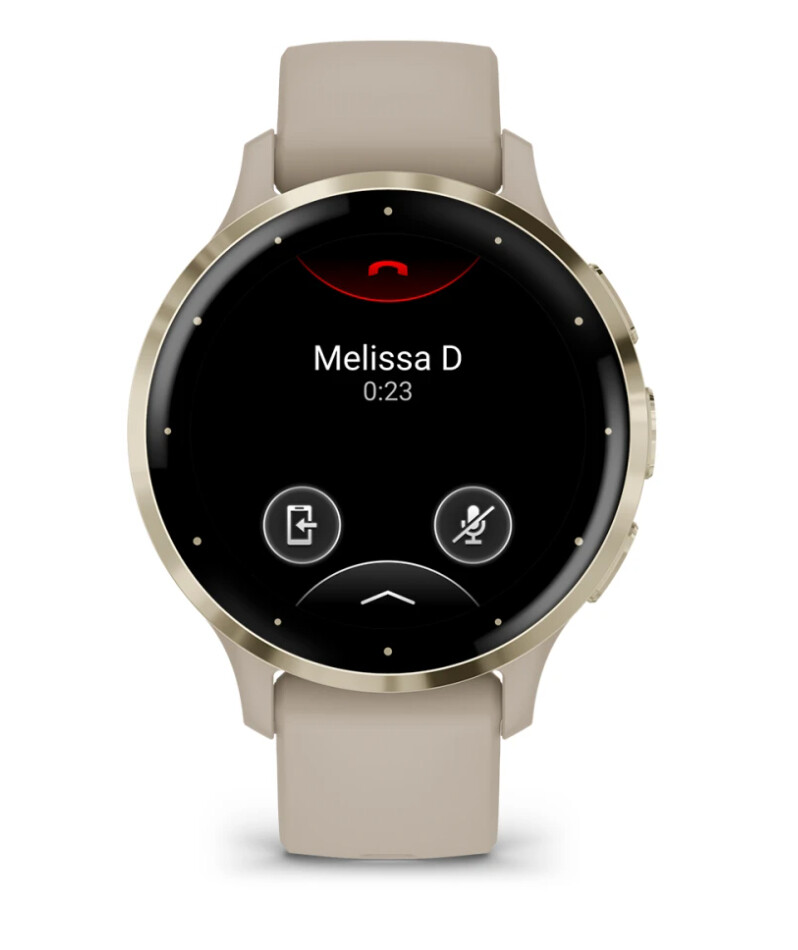 Garmin Venu 3S 3,05 cm (1.2") AMOLED 41 mm Digitaal 390 x 390 Pixels Touchscreen Goud, Grijs Wifi GPS - Afbeelding 2