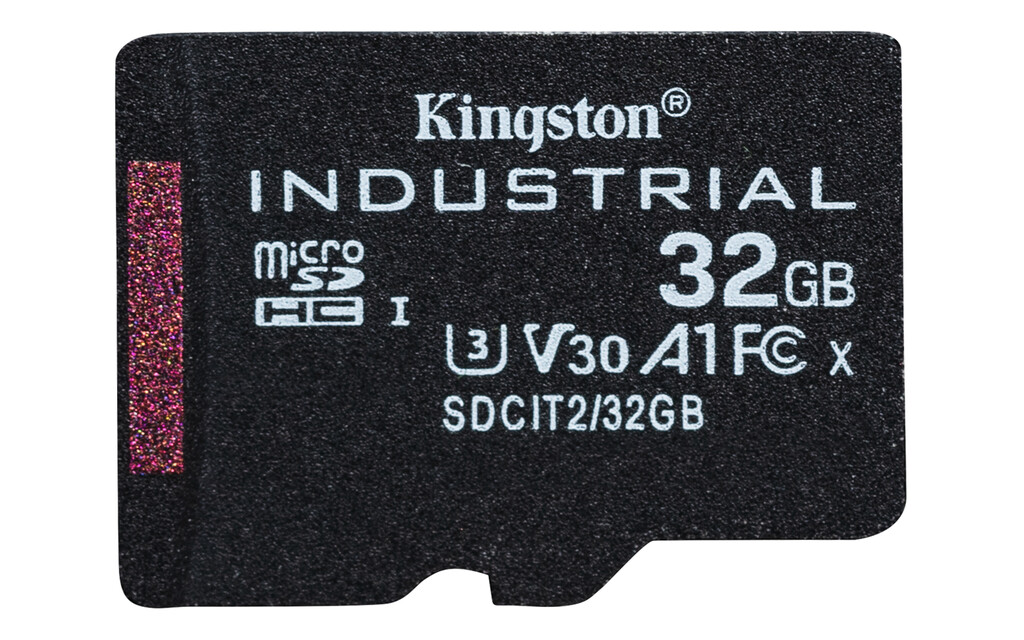 Kingston Technology 32GB microSDHC Industrial C10 A1 pSLC-kaart + SD-adapter - Afbeelding 3