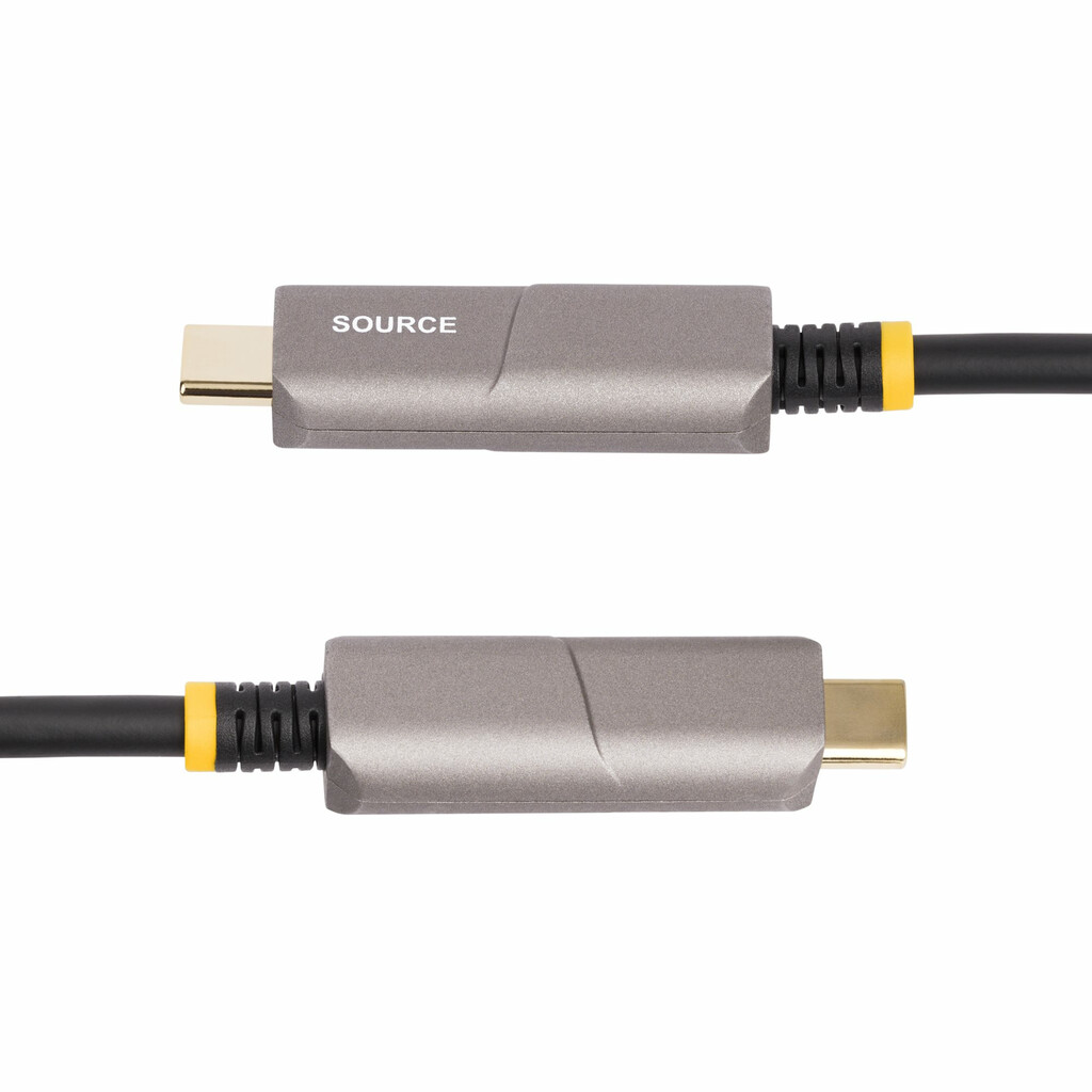 StarTech.com 15,2m USB-C naar HDMI 2.0 Actieve Optische Kabel (AOC), OM3 Multi-mode, 4K 60Hz, CL3 Rated, HDR10, HDCP1.4/2.2, Uni - Afbeelding 4