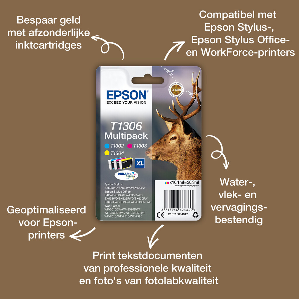 Epson Stag T1303 Hert DURABrite Ultra afzonderlijke magenta inkt - Afbeelding 3