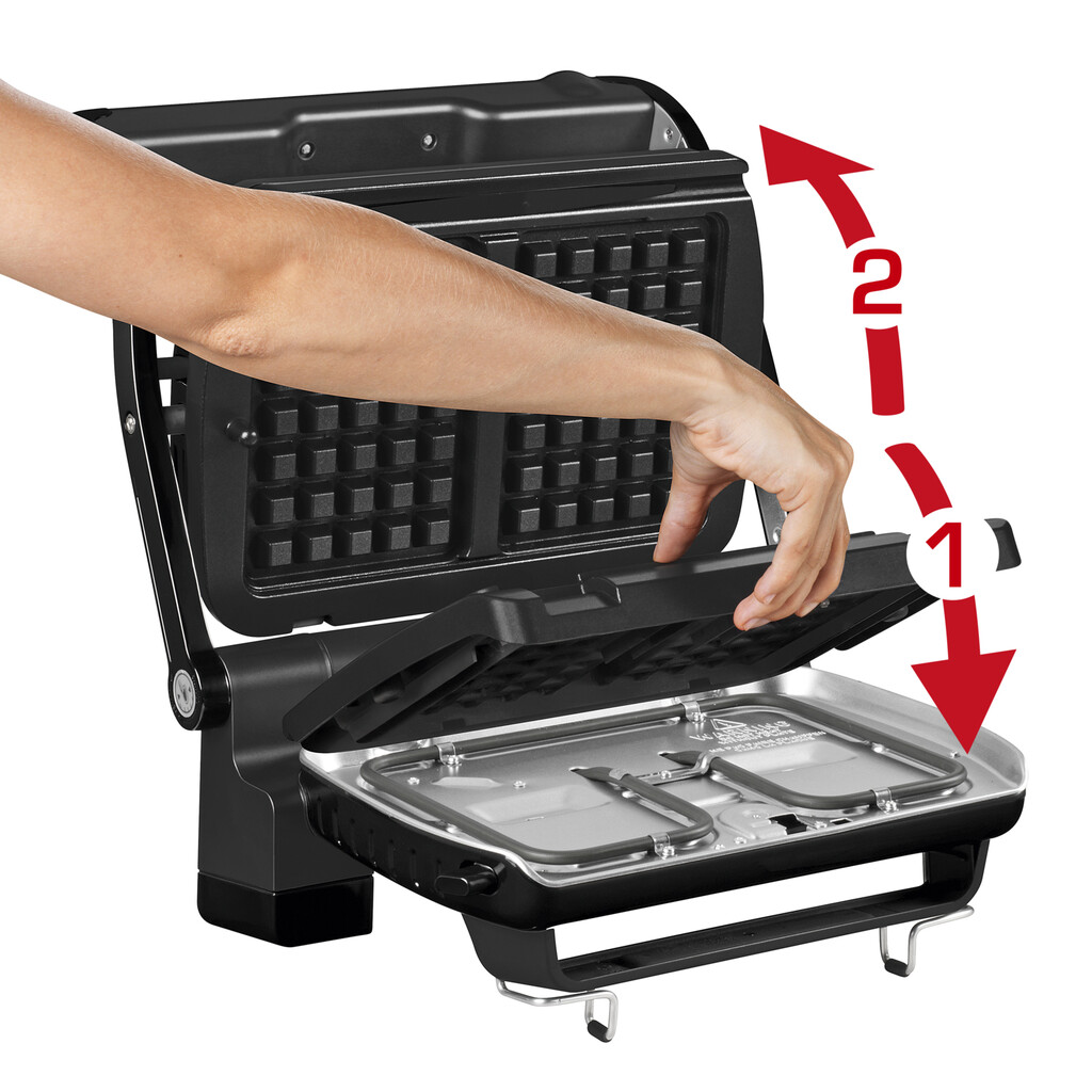Tefal OptiGrill+ Wafel accessoire GC716D contactgrill - Afbeelding 4