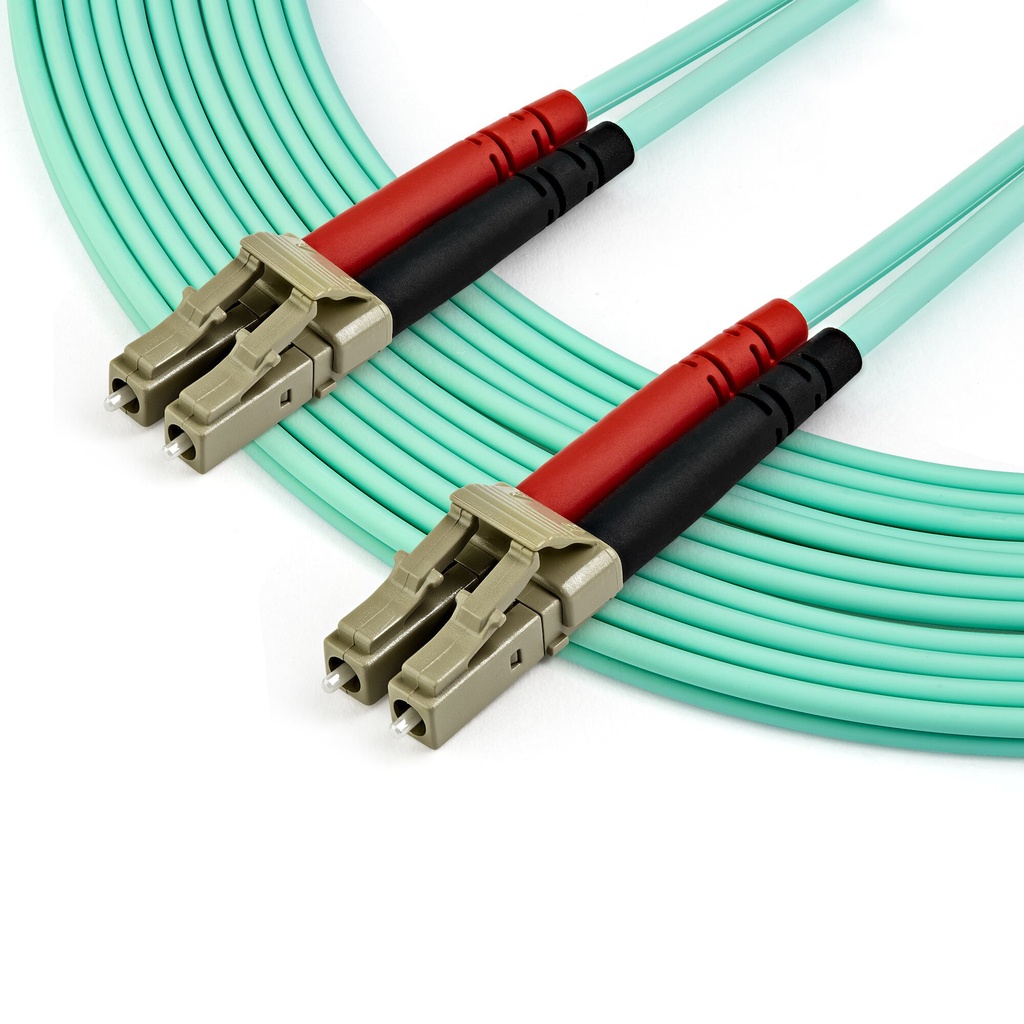 StarTech.com 7m LC/UPC naar LC/UPC OM4 Multimode Glasvezel Netwerkkabel, 50/125µm LOMMF/VCSEL Zipcord Fiber, 100G Netwerken, L - Afbeelding 3