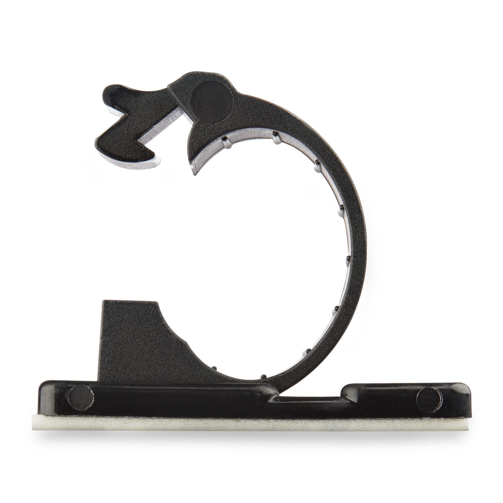 StarTech.com 100 Zelfklevende Kabelmanagement Clips, 12mm, Zwart, Netwerk/Ethernet/Bureau/Computer Kabelbeheer, Klevende Kabelh - Afbeelding 3