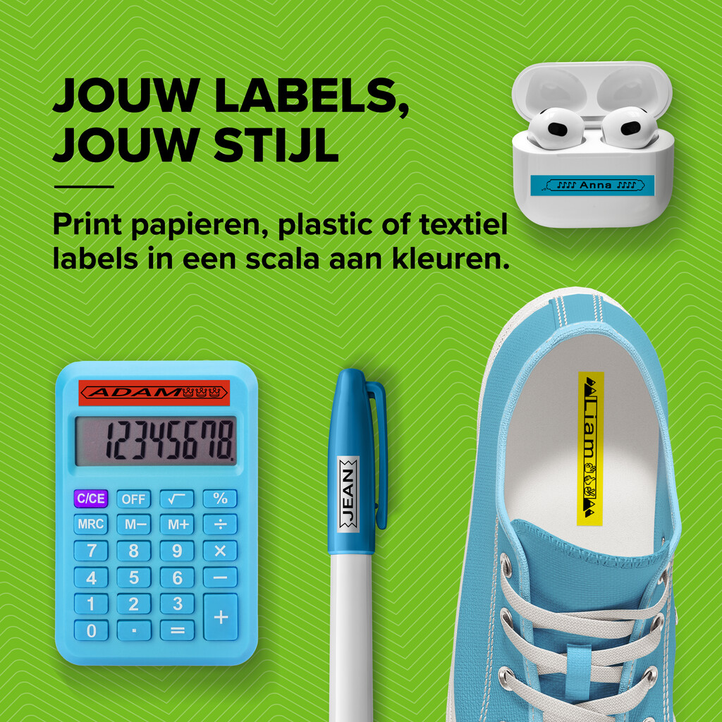DYMO LetraTag originele plastic labels | Zwart afdrukken op transparante etiketten | 12 mm x 4 m | Zelfklevende multifunctionel - Afbeelding 5