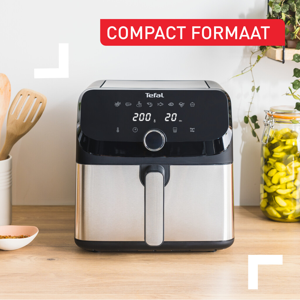 Tefal Easy Fry Mega EY855D Air fryer - 8 programma's - 7,5 L - Afbeelding 3