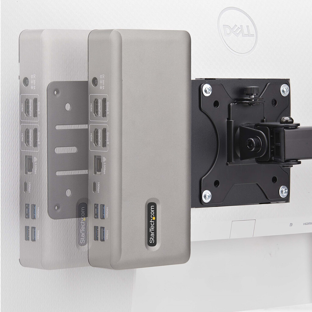 StarTech.com VESA Montageplaat voor NUC/Thin Clients of Laptop Docking Stations, VESA 75x75/100x100 Compatibel Adapter voor Min - Afbeelding 7