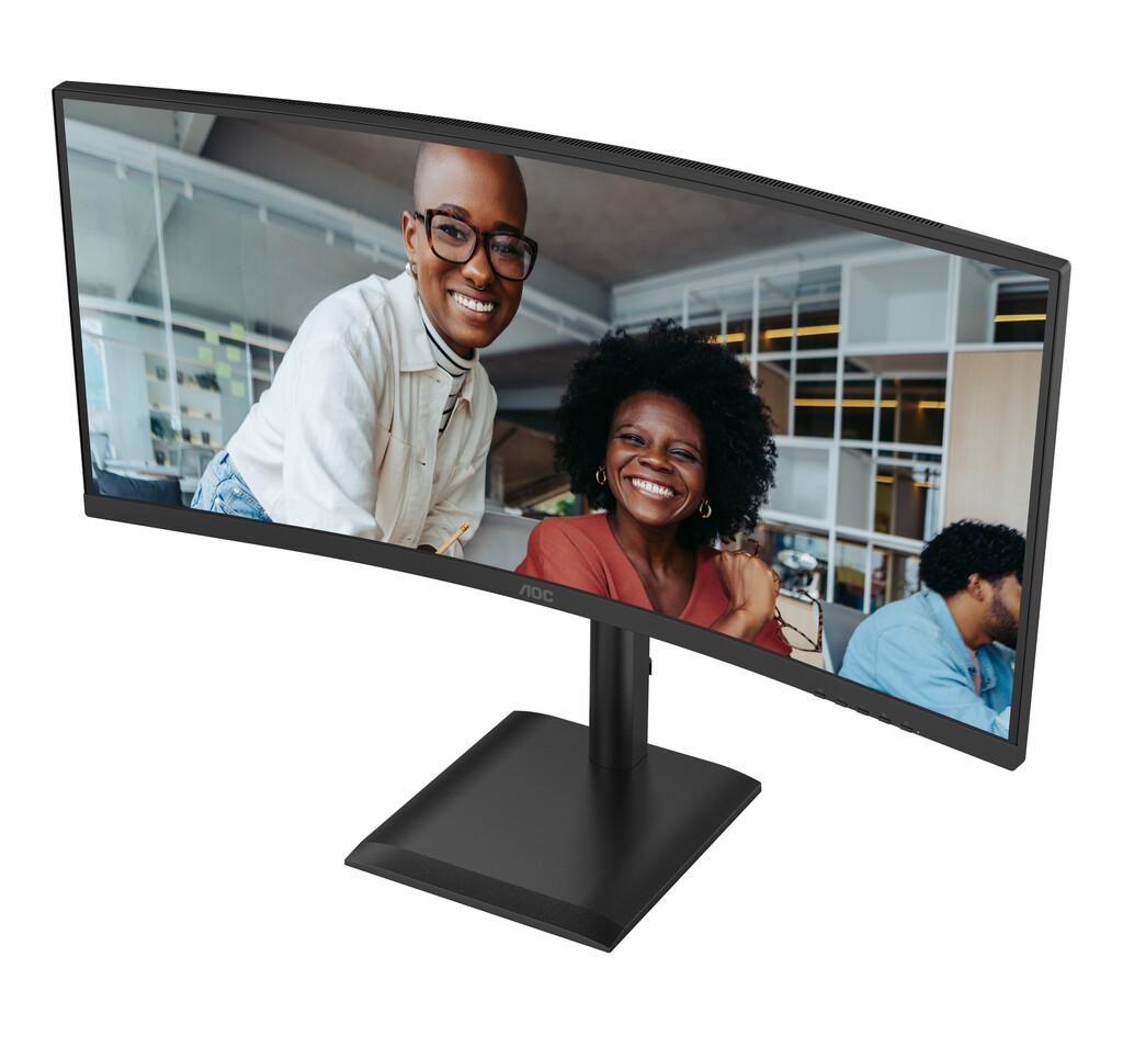 AOC E4 CU34E4CV computer monitor 86,4 cm (34") 3440 x 1440 Pixels UltraWide Quad HD LCD Zwart - Afbeelding 9