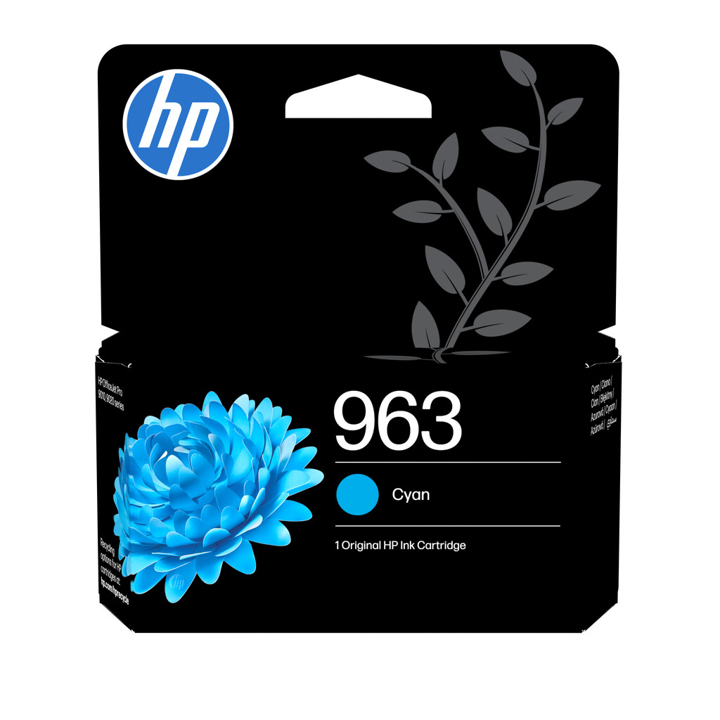 HP 963 originele cyaan inktcartridge