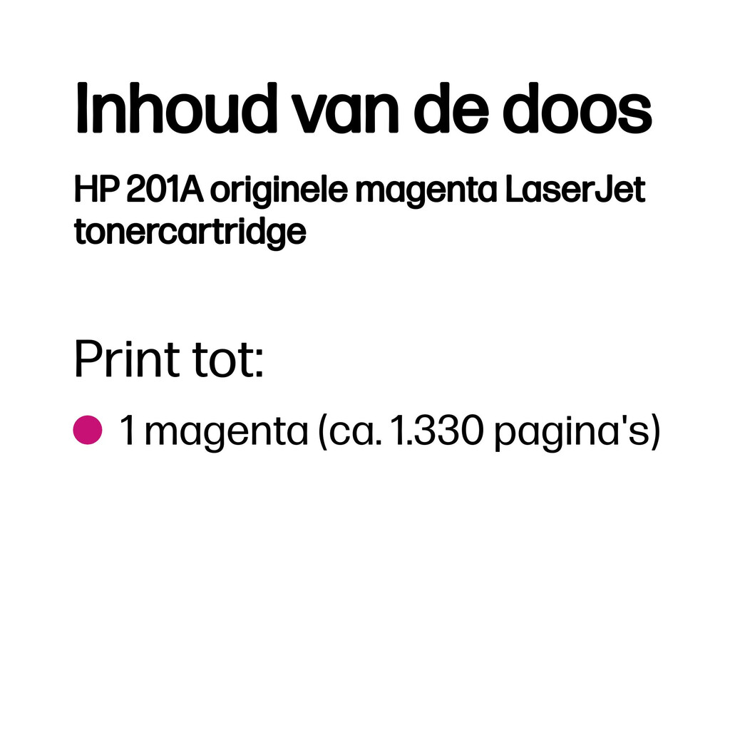 HP 201A originele magenta LaserJet tonercartridge - Afbeelding 3
