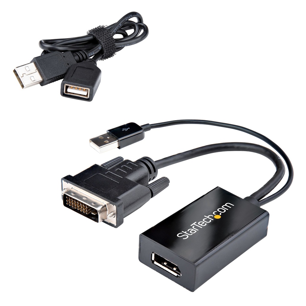 StarTech.com DVI naar DisplayPort adapter - USB-voeding - 1920 x 1200 - DVI naar DisplayPort converter - videoadapter - DVI-D na - Afbeelding 9
