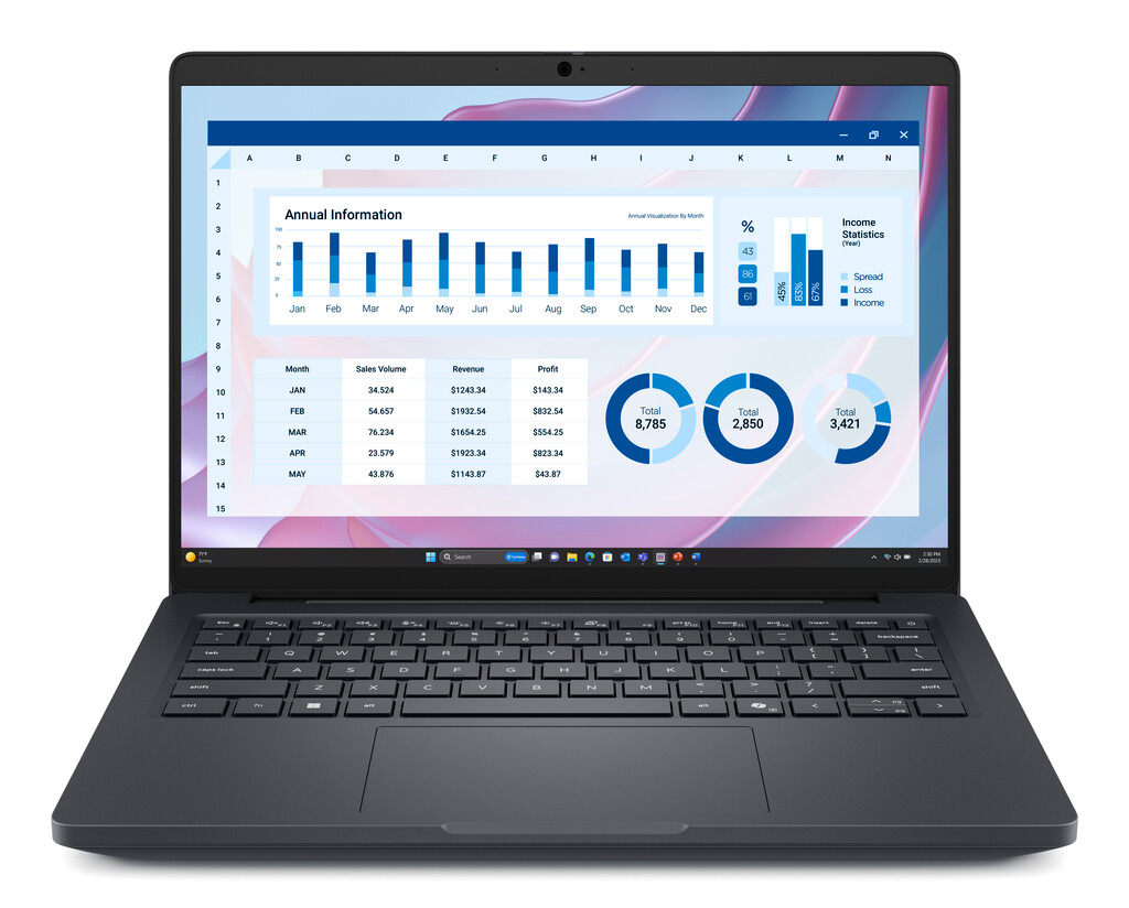 DELL Pro Max 14 MC14255 Copilot+ PC AMD Ryzen AI 7 PRO 350 Mobiel werkstation 35,6 cm (14") Full HD+ 32 GB LPDDR5x-SDRAM 1 TB SS