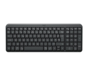 Logitech K250 Compact Bluetooth toetsenbord Universeel RF-draadloos + Bluetooth AZERTY Frans Grafiet