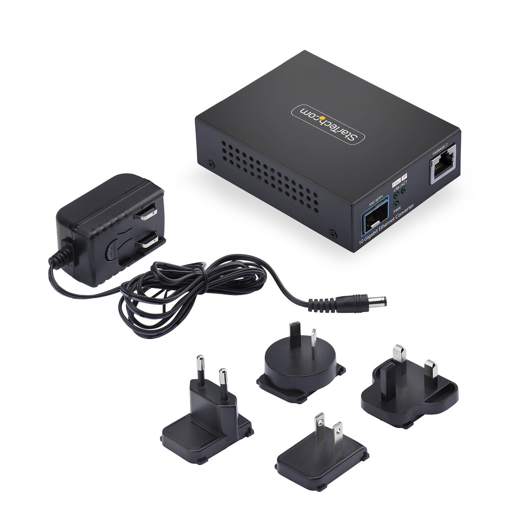StarTech.com 10GbE SFP+ Glasvezel Media Converter, 10 Gigabit Ethernet RJ-45 naar 10GBASE-X SFP+, Single-Mode, Multi-Mode, 16K J - Afbeelding 5