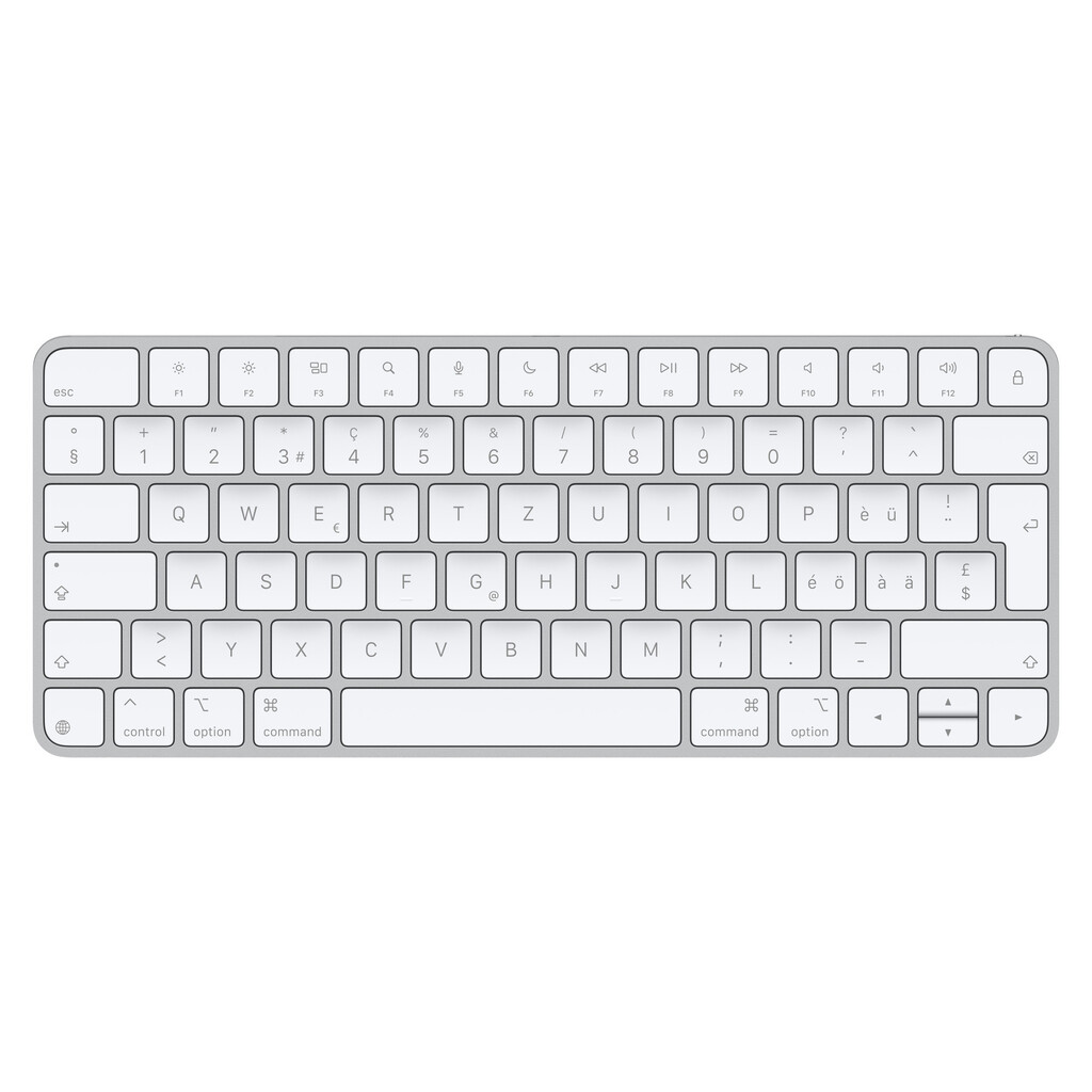 Apple Magic toetsenbord Universeel USB + Bluetooth QWERTZ Zwitsers Wit