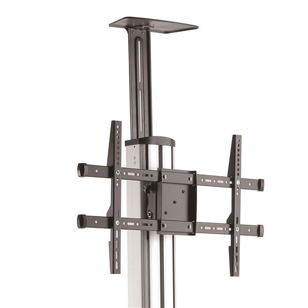 StarTech.com Verrijdbare TV Standaard - Mobiele TV Vloerstandaard voor 32-75" VESA Scherm (40kg) - TV Trolley met Plank - Univer - Afbeelding 6