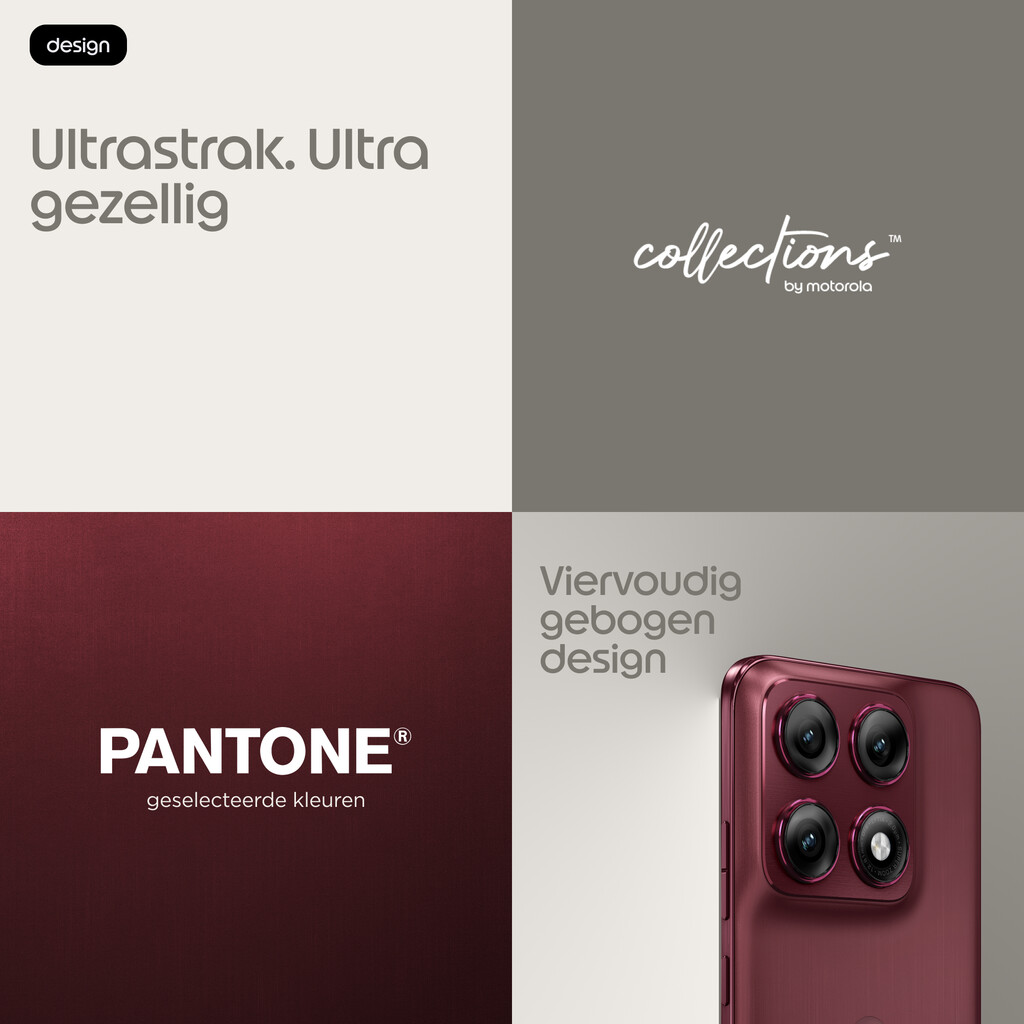 Motorola edge 70 pro 17,2 cm (6.78") Dual SIM Android 16.0 5G USB Type-C 8 GB 256 GB 6500 mAh Bordeaux - Afbeelding 6