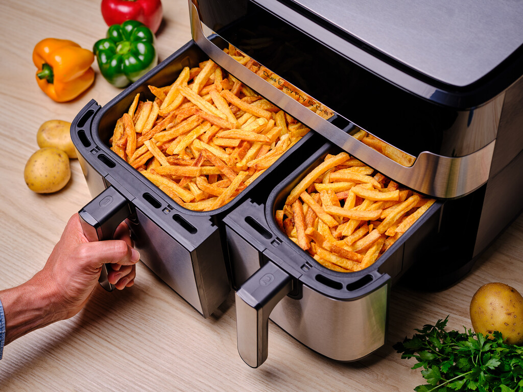 Tefal Dual Easy Fry & Grill Easy Fry & Grill Dual EY905D air fryer met dubbele lades - 8 programma's - 5,2 L + 3,1 L - Afbeelding 11