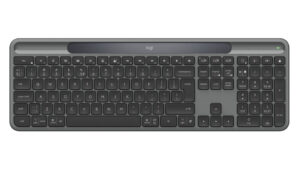 Logitech Signature Slim Solar+ K980 toetsenbord Universeel RF-draadloos + Bluetooth QWERTY UK International Grafiet