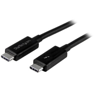 StarTech.com 1m Thunderbolt 3 Kabel, 20Gbps, 100W PD, 4K, Thunderbolt Gecertificeerd, Thunderbolt 4/USB 3.2/DisplayPort Compatib