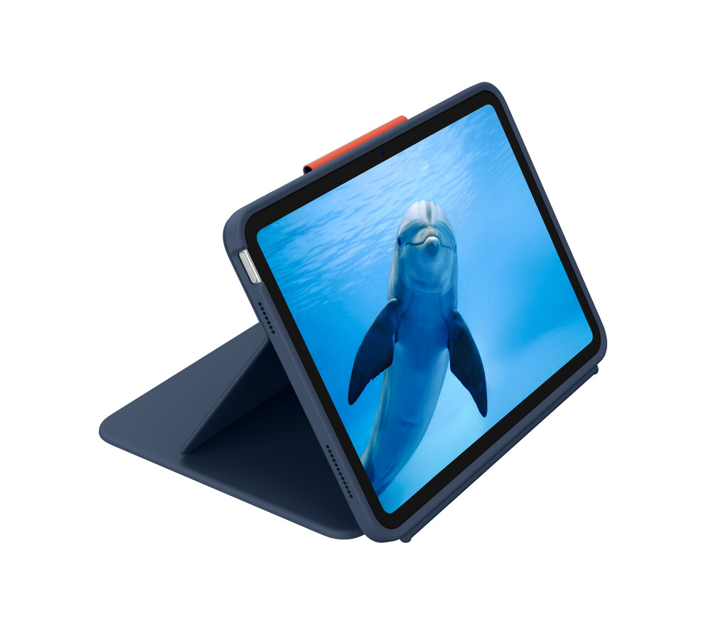 Logitech Rugged Combo 4 Touch AZERTY Frans Smart Connector Blauw - Afbeelding 2