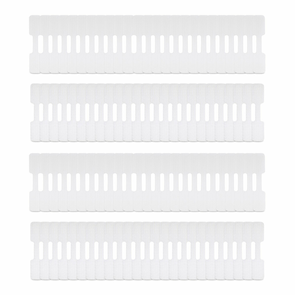 StarTech.com 9cm Kabel Labels, 100 Pack, Wit, Klittenband Kabel Tag, Beschrijfbare Kabellabels voor Kabelbeheer, Kabelmarkering - Afbeelding 8