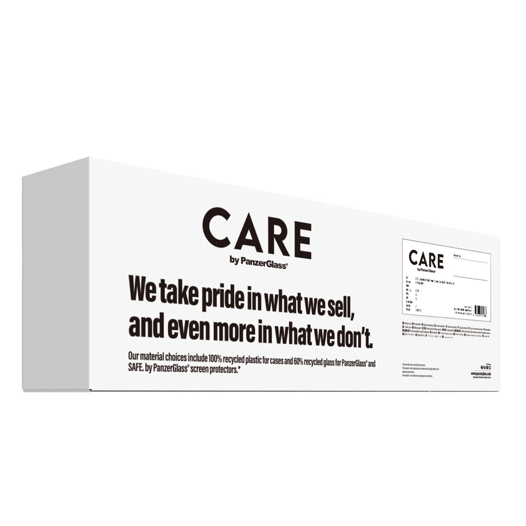 PanzerGlass CARE™ by ® Samba Case Transparent w. White Qi Compatible iPhone 17e | 16e mobiele telefoon behuizingen Hoes Transpar - Afbeelding 2