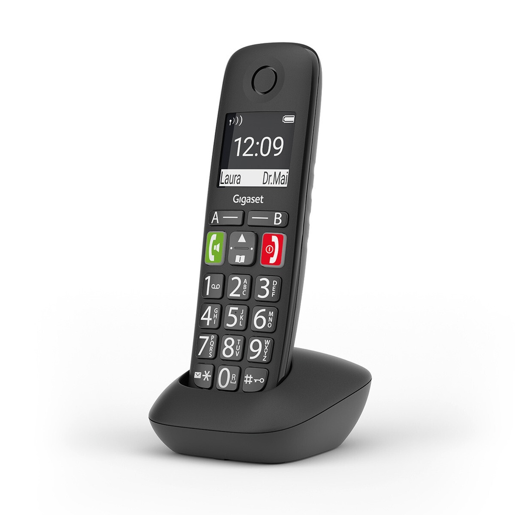 Gigaset E290HX Analoge-/DECT-telefoon Nummerherkenning Zwart - Afbeelding 5