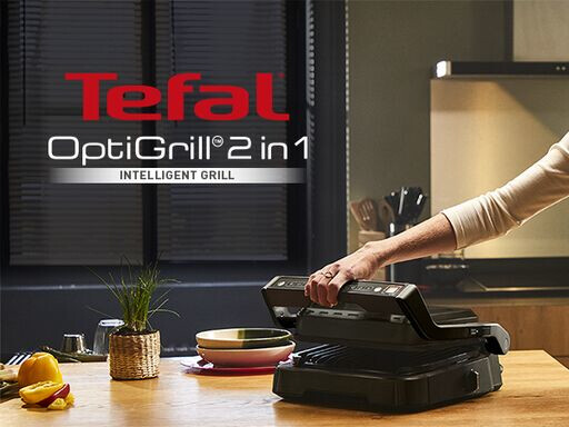 Tefal OptiGrill 2in1 OptiGrill 2-in-1 GC7728 intelligente grill en bbq zwart - Afbeelding 17