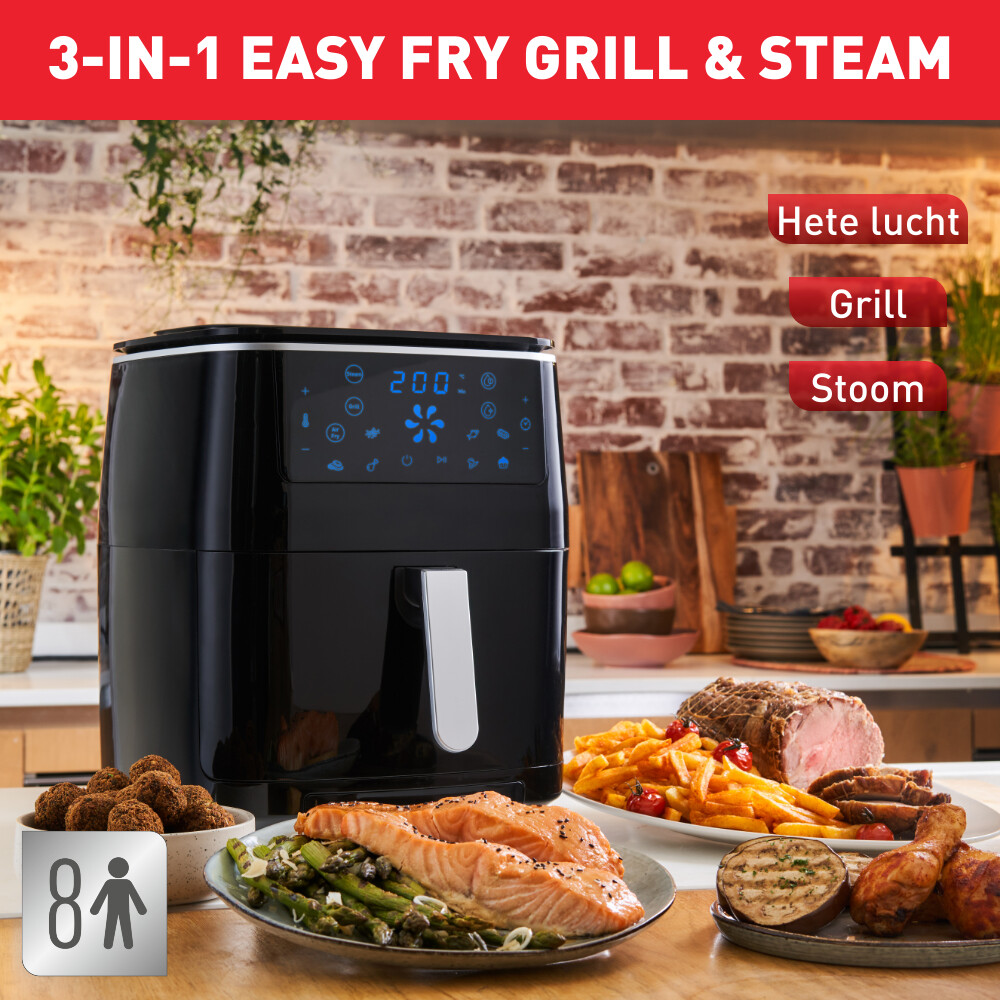 Tefal Easy Fry Grill & Steam FW2018 Air fryer 3in1 - 7 programma's - 6,9 L - Afbeelding 18