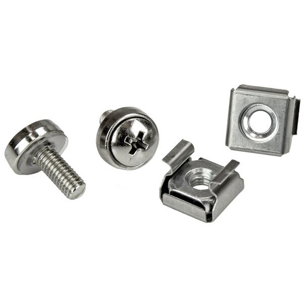 StarTech.com 100-Pack M5 12mm Schroeven, Kooimoeren en Installatietool, Montagekit voor 19" of 10" Server Racks, Kaste