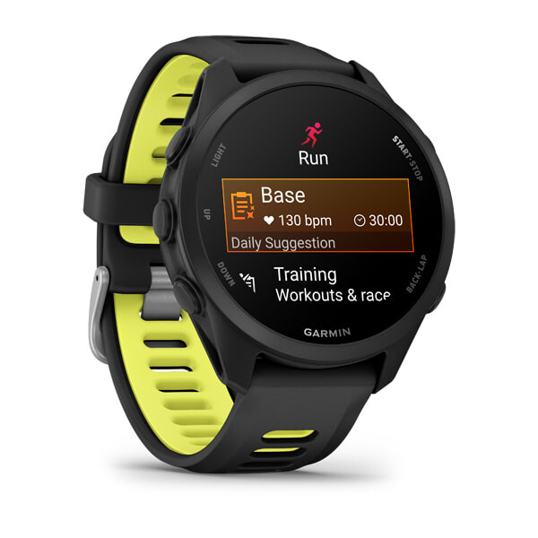 Garmin Forerunner 170 3,05 cm (1.2") AMOLED 30 mm Digitaal 390 x 390 Pixels Touchscreen Zwart GPS - Afbeelding 3