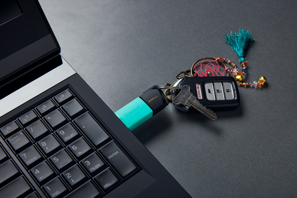 Kingston Technology DataTraveler Exodia M 256 GB, USB 3.2 Gen 1 (zwart + blauwgroen) - Afbeelding 14