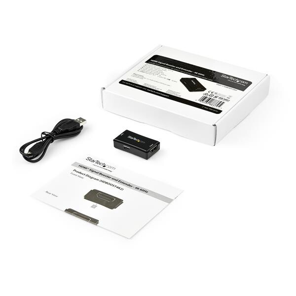 StarTech.com 14m HDMI Signaalversterker, 4K 60Hz, USB Gevoed, HDMI® Inline Repeater & Amplifier, 7.1 audio ondersteuning - Afbeelding 5
