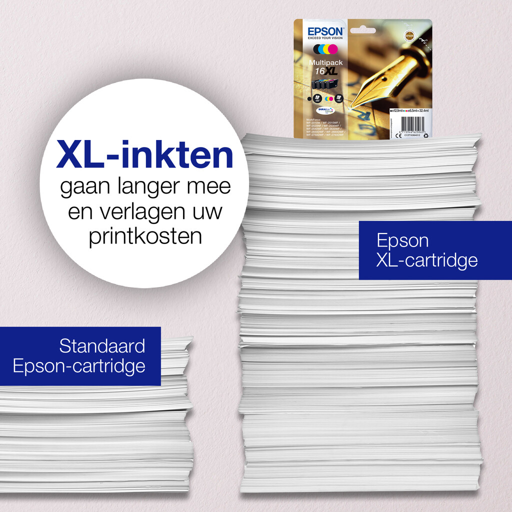 Epson Pen and crossword Singlepack Yellow 16XL DURABrite Ultra - Afbeelding 3