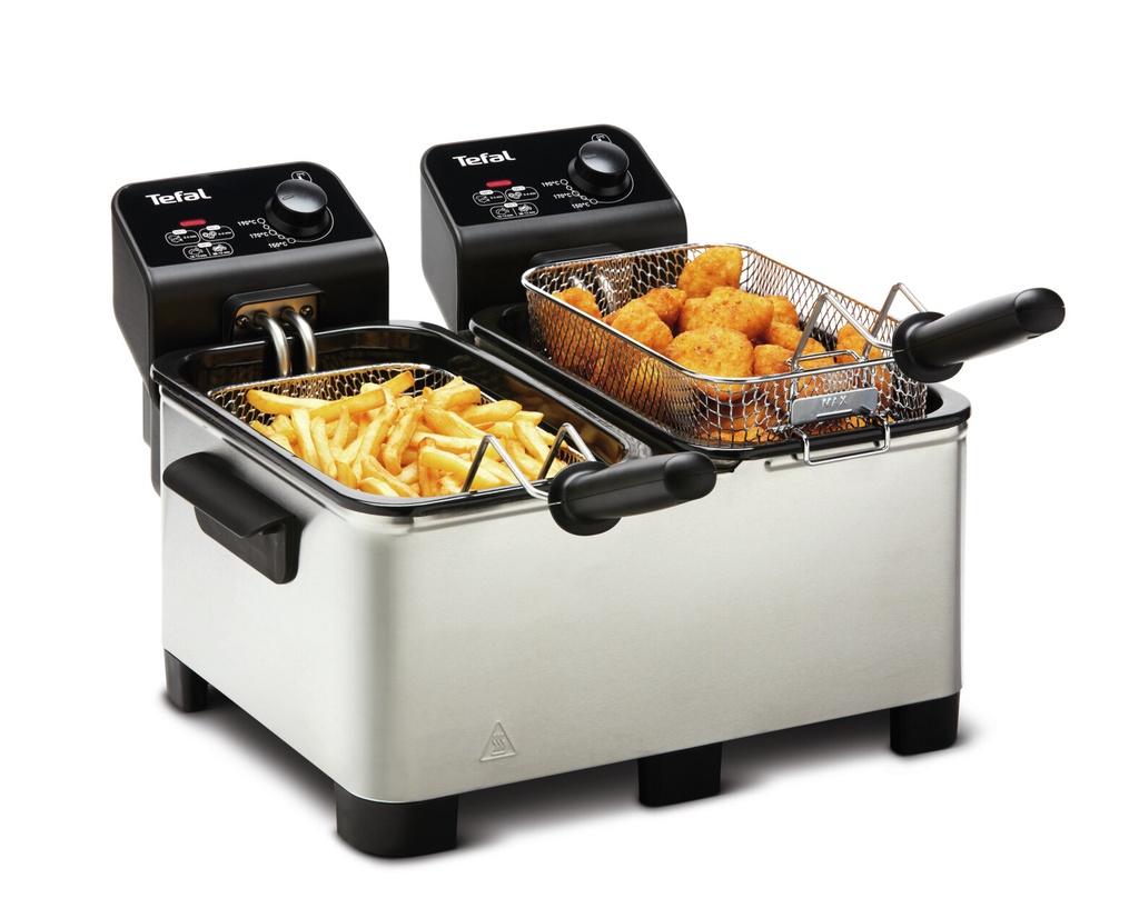 Tefal Double Pro FR3610 dubbele friteuse - Afbeelding 2