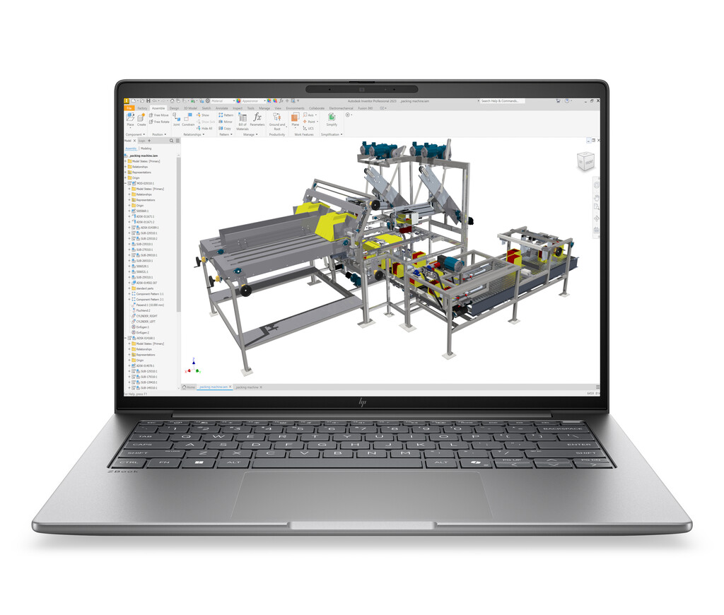 HP ZBook 8 G2a Wolf Pro Security Edition Copilot+ PC AMD Ryzen AI 7 PRO 450 Mobiel werkstation 35,6 cm (14") Touchscreen WUXGA 4